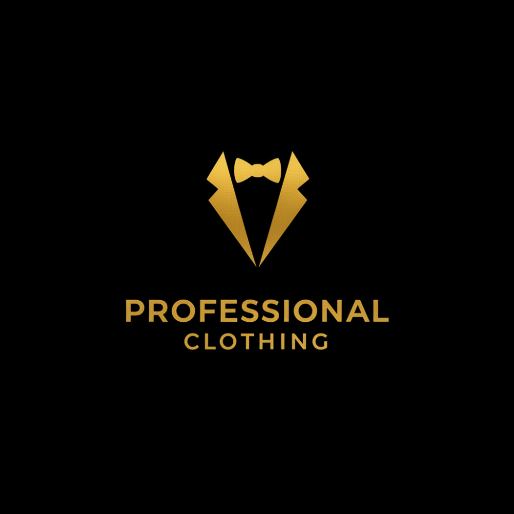 Professional Clothing Gold Logo